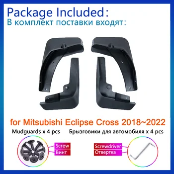 Blatníky Na Mitsubishi Eclipse Kríž 2018~2022 Príslušenstvo 2019 2020 2021 Blatník Predné, Zadné, Blato Klapky Stráže Splash Auto Styling