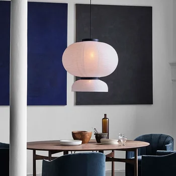 Dánsky Dizajnér Papier Retro LED Luster pre Reštaurácia, Jedáleň Štúdia Bar Domova Japonský Stropné Osvetlenie Zariadenie