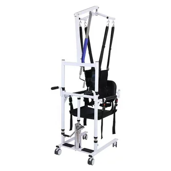 Pripútaný Na Lôžko Prenos Stroj Multifunkčné Ochrnutý Pacient Sedí Wc Sprcha Stolička Nastaviteľné Mobile Ošetrovateľskej Chôdza Pomoci