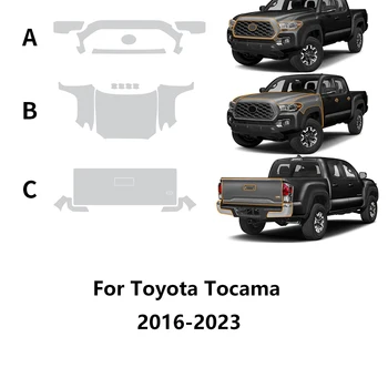 Farba ochranný Film pre Toyota Tacoma 2016-2023 TPU Pre-Cut PPF Držiak Kotúča Jasné, Nálepky Príslušenstvo Transparentné Auto Styling