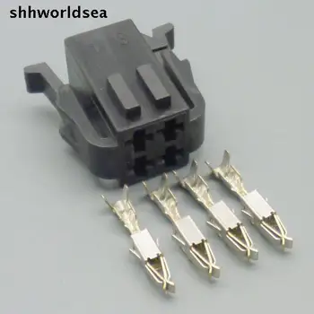 shhworldsea 5/30/100sets 3,5 mm 4p pin auto konektor Kyslíkový senzor 191 792 722 191792722 pre VW pre AUDI
