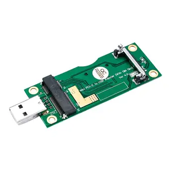 Mini PCI-E na USB Adaptér so SIM 8Pin Karta, Slot pre WWAN/LTE Modul