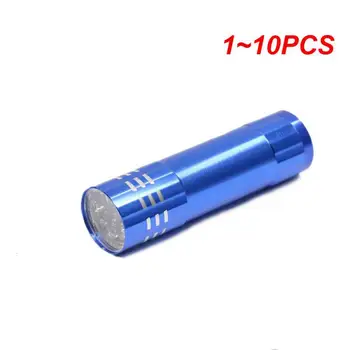 1~10PCS Mini UV Led Svetlo, UV LED Lampa na Nechty, Vlasy pre Gélové Nechty 9 LED Baterka Prenosnosť na Nechty, Vlasy Stroj Nail Art Nástroje UV