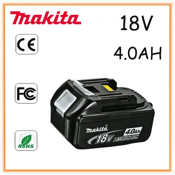 Makita Pôvodné 18V 4.0 AH 5.0 AH 6.0 AH Nabíjacie Náradie Batérii s LED Li-ion Výmena LXT BL1860B BL1860 BL1850