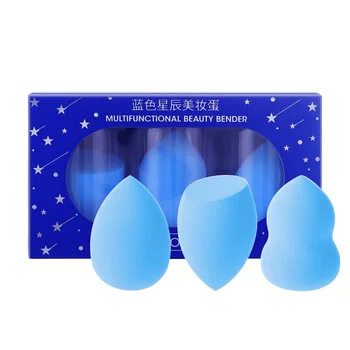Modrá Hviezda Kozmetické Vajcia Hydrofilných Non-Latex Hubky Powder Puff Náteru-Dôkaz Make-Up Nových Študentov