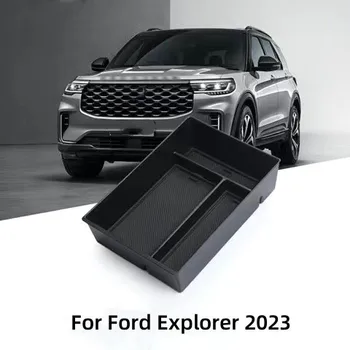 Pre Ford Explorer 2011-2023 Auto Strednej Opierke Úložný Box Kontajner Interiéru Zakladanie Upratané Hrnú Organizátor Box Accessorie