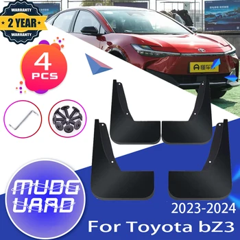 Pre Toyota bZ3 2023 Príslušenstvo 2024 4x Predné Zadné Koleso Auta Blatník Blatníky Chrániť Blato Klapky Stráže Splash Klapky Auto MudFlaps