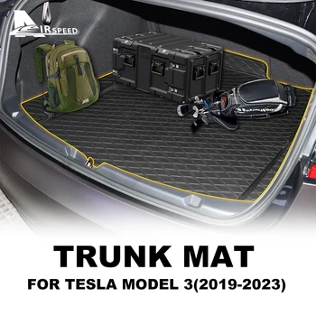 pre Tesla Model 3 2019 2020 2021 2022 2023 Úplné Pokrytie Kožené Kufri Mat Ochrana Interiéru Pad Auto Styling Auto Príslušenstvo