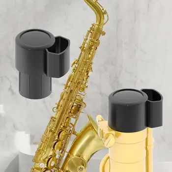 Alto Saxofón zakončenie Plug Anti-bump Spp Krku Tlačidlo Chránič Praktické Univerzálne náhradné Diely Náhradné Čierne Príslušenstvo Protector