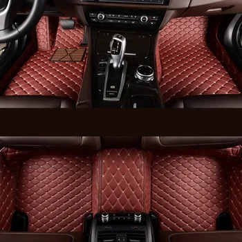 Najlepšia kvalita! Vlastné špeciálne auto podlahové rohože pre Lexus LX 570 2021-2007 5 sedadiel nepremokavé koberce pre LX570 2018,doprava Zdarma