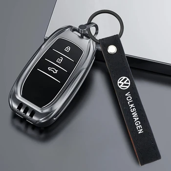 pre Volkswagen VW GOLF, Polo, Tiguan JETTA je GLAXAY Scirocco CC Auto Keychain Kľúča Držiteľa Keyring kľúčenky Lano s karabínou na Kľúče Príslušenstvo