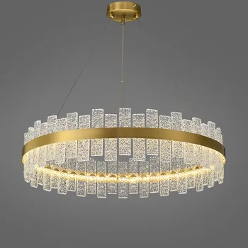 Minimalizmus A Špeciálny Dizajn Kolo Hviezdna Zlaté Výzdobu Hotel Loft Vysokej Kvality Luster Osvetlenie Lampa