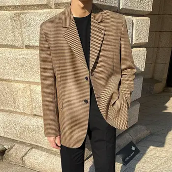 2023 jar nové kórejská verzia mládeže koberčeky malé vyhovovali trend pekný voľný oblek mužov kabát top