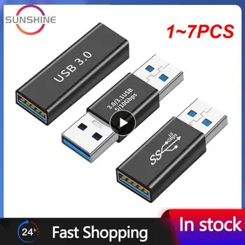 1~7PCS 5Gbps USB 3.0 Typ mužmi Konektor Zapojte Adaptér USB3.0 dual Mužské / Ženské Spojka Adaptér Konektor