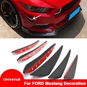 Pre Ford Mustang 2015-2019 Predné Winglet Kapotáže Bočné Krídlo Čelné Sklo Vzduchu Deflektor Aerodynamický Nálepky, Auto Príslušenstvo