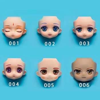 Hlina tvár GSC bábika nahradenie tvár OB11 hlavu GSC Bábika príslušenstvo Oči sa môže pohybovať Dieťa buľvy GSC oči