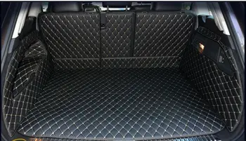 Najlepšia kvalita! Špeciálne kufri rohože pre Volkswagen Touareg 2017-2011 vodotesný boot koberce cargo líniové kryt,doprava Zdarma