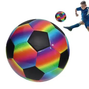 Futbal Rainbow Futbal Rainbow PVC Futbal Pre Športovú Prax Krytý Vonkajší Futbal Prenosné Športové Vybavenie Pre Dievčatá