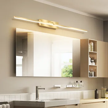 Moderné Zlaté LED Nástenné Svietidlo Pre Spálne Posteli Predsieň, Kúpeľňa Zrkadlo Nástenné Svietidlá Vnútorné Sconce Domova Osvetlenie Zariadenie