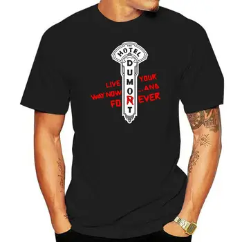 Shadowhunters Hotel Dumort t shirt Design Krátky Rukáv, golier Posádky Krku Prirodzené Uchytenie Nové Módne Jar Jeseň Štandardné tričko