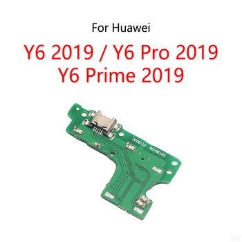 30PCS/Veľa Pre Huawei Y6 Prime 2019/ Y6 Pro 2019 USB Nabíjanie Dock Port Zásuvka Jack Konektor Konektor Flex Kábla Nabíjanie Doske Modulu