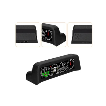 X91 3In1 GPS TPMS HUD pre Všetky Rýchlosti Vozidla Svahu Meter Inclinometer Auto Kompas Auto HD Head Up Display(Vstavané Modely)