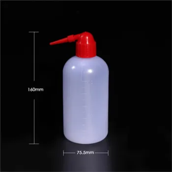 2 ks/veľa 500 ml Plastová Červená top spp strička Tetovanie Umyte Fľaša Kontajner Medical Fľaša Lab Dodávky
