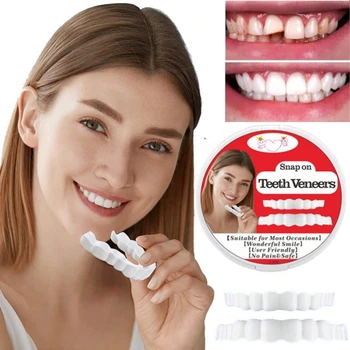 Falošné Zub Kryt Snap Na Zuby Dyhy Pre Mužov A Ženy Pokrytie Falošné Zuby, Zubný Okamžité Sebavedomie Úsmev Dočasné Zuby
