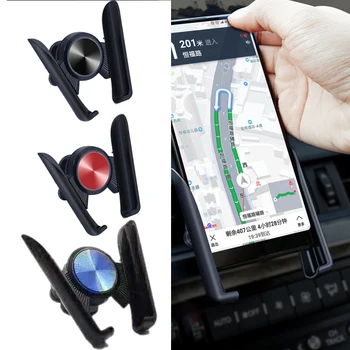 Auto Prieduch Držiteľ Klip Pre 4.5-6,2 cm Mobilný Telefón, Univerzálny Auto GPS Navigáciu, Smartphone Stenu Stojan Gravitácie Mount