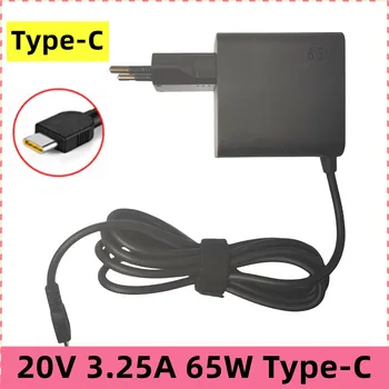 20V3.25A 65W Typ-c Integrovaný Adaptér AC Nabíjačka USB C pre Lenovo YOGA14S ThinkBook E13/14/15 X1 Carbon X270 X280 T480 E480