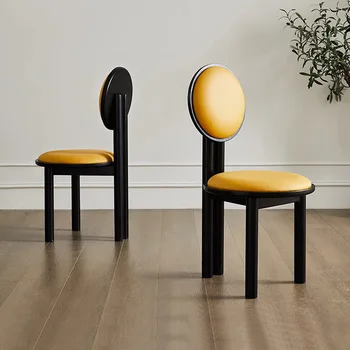 Masívneho dreva späť stoličky, francúzske jedálenské stoličky, moderný minimalistický stoličky, home designer jedálenské stoličky, malý byt jedálenské stoličky