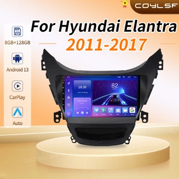 Pre Hyundai Elantra 2011 -2016 Android 13 Auto Rádio Stereo Multimediálny Prehrávač Videa Carplay Auto 2din Nahrávač