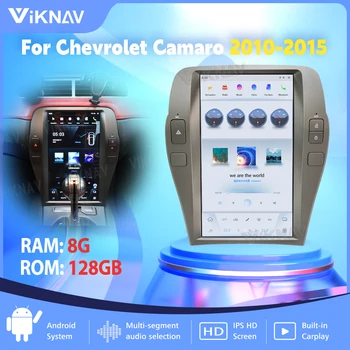 128GB Android11 Auto Multimediálny Prehrávač Pre Chevrolet Camaro Obdobie 2010-2015 Auto Rádio Stereo Prijímač GPS Carplay WIFI 4G Dotykový Displej