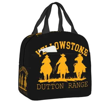 Yellowstone Obed Taška Ženy Dutton Ranč Prenosný Chladič Tepelne Izolované Obed Box pre Školské Multifunkčné Potravín Bento Box