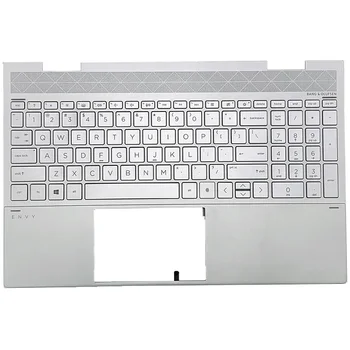 Nové Originálne Pre HP ENVY, X360 15-ED TPN-C149 Notebook opierka Dlaní vrchný Kryt S Podsvietená Klávesnica L93226-001 L93227-001 Prípade Striebro