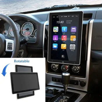 Automatická Otočná 2din Android 12 autorádia Bezdrôtový Carplay Multimediálny Prehrávač Univerzálny GPS Navigácia Pre VW KIA Nissan