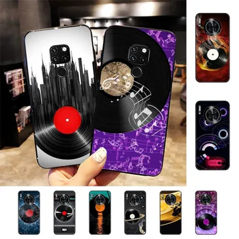 Retro Pop Hudba Nahrávanie CD Telefón puzdro Na Huawei Mate 10 20 30 40 50 Lite Pro Nova 3 3i 5 6 SE 7 Pro 7SE