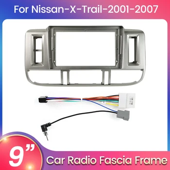 Na Nissan X-Trail Xtrail T30 2001-2007 Pre 9 Android autorádia Panel Fascia Rám Voliteľné Príslušenstvo Napájací Kábel postroj