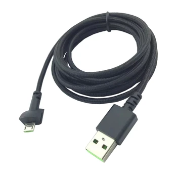 Nylon Pletená Micro USB Nabíjací Kábel pre razer Seiren Mini Mikrofón Vysokej Rýchlosti Micro USB Drôty Mikrofón, Kábel, Náhradný