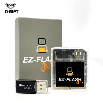 EZ FLASH Junior 2000 V 1 Hre Kazeta pre GB VOP Herné Konzoly EZJ EZ-FLASH Hodiny Reálneho Času Podpora 32GB Micro SD Kartu