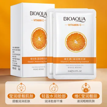 Bioaqua 7Pcs Vitamín C kondenzátu ozdobiť podstate hydratačný ponuky pokožku ukľudňuje pokožku hydratačná pleťová maska