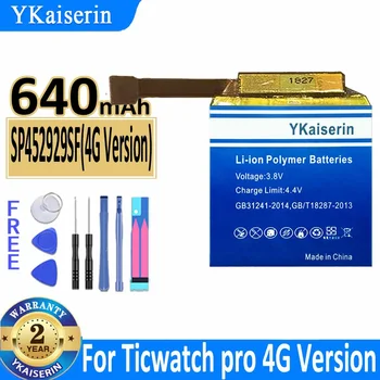 YKaiserin Náhradné Batérie SP452929SF pre Ticwatch Pro Bluetooth / 4G Verzia Sledovať Bateria