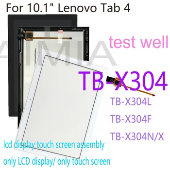 10.1 palcový lcd displej pre kartu lenovo 4 tb-x304l tb-x304f tb-x304n/x x304 lcd displej dotykový displej sklenený panel digitalizátorom. montáž