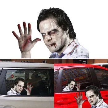 Auto Nálepky-Nálepky Auto Okno Vinylové Nálepky Strašidelné Mávali 3D Zombie Nálepky Výzdoba pre Auto
