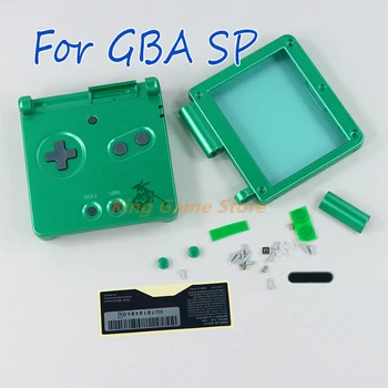1sets Bývanie púzdro pre GBA SP herné konzoly shell bývanie pre Gameboy Advance SP S Samolepky Skrutku tlačidlá