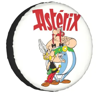 Vlastné Asterix Cartoon Náhradné Pneumatiky Kryt pre Toyota Prado Obelix, Manga, Anime 4WD SUV Auto Chrániče Kolies 14