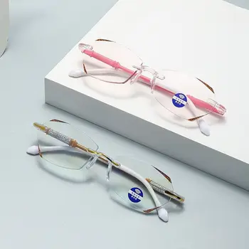 Nový bez obrúčok Multifocus Progresívne Okuliare na Čítanie Muži Ženy Blízko a Ďaleko Anti-modré Svetlo Predpis Presbyopia Eyesglasses
