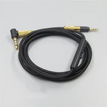 Náhradné Audio Kábel Pre Sennheiser HD518 HD558 HD598 M40X M50X Slúchadlá Káblom Slúchadlá Drôt Connecter Audio Diaľkové Mic