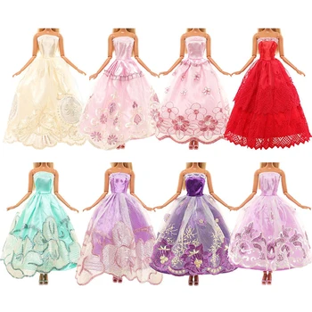 1PC 30 cm bábiku šaty pol pack čipky veľké šaty svadobné šaty Bábiky šaty Prázdninový darček