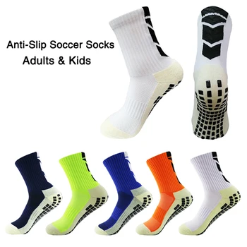 Športové Ponožky Anti-Slip Futbal 2022 Grip Ponožky Pribrala Priedušná Non Šmyk Futbal Ponožky Dospelých, Deti Outdoor Cyklistické Ponožky